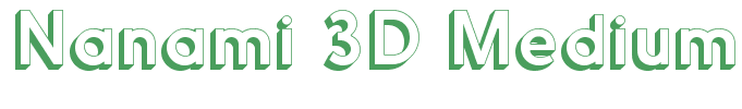Nanami 3D Medium Regular